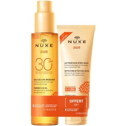 Nuxe sun huile spf30 150 ml + latte doposole 100 ml offerto