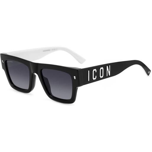 Dsquared2 d2 icon 0021/s - 807 nero occhiali da sole