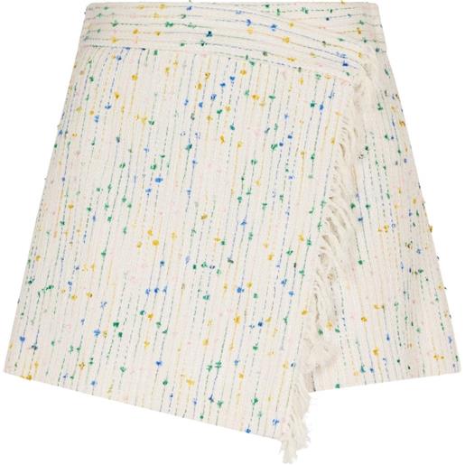MSGM shorts con ricamo - bianco
