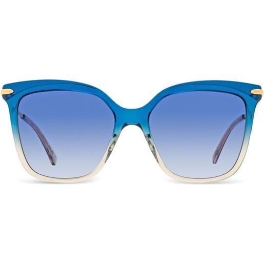 Pomellato Eyewear occhiali da sole squadrati - blu