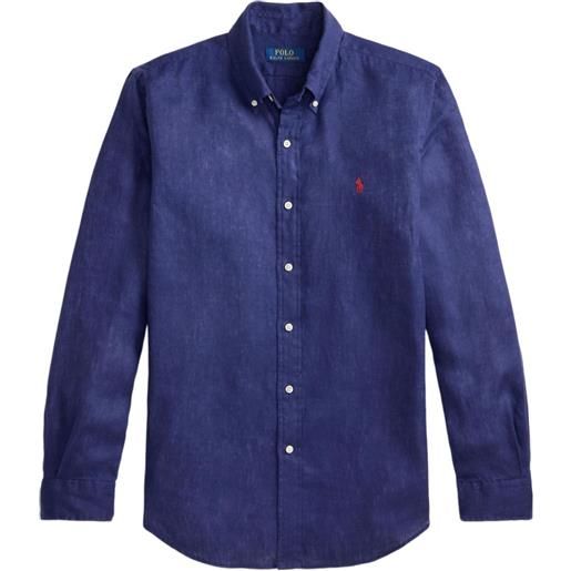 Polo Ralph Lauren camicia a maniche lunghe - blu