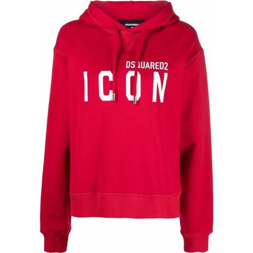 DSQUARED2 felpa icon con stampa - rosso