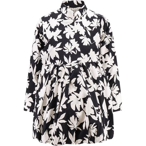 Comme Des Garçons Play giacca con stampa foglie - nero
