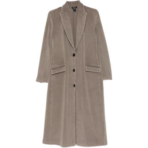 Avant Toi cappotto con bottoni e tasche - grigio