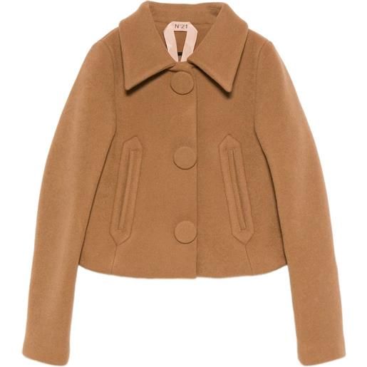 Nº21 giacca con bottoni - marrone