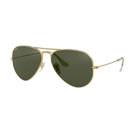 Ray-Ban occhiali da sole aviator large metal rb3025 c58 l0205