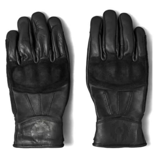 Belstaff clinch guanti da moto impermeabili, nero, 2xl