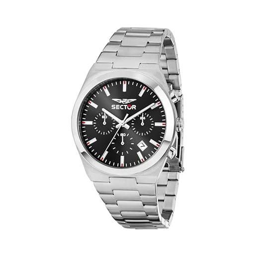 Sector No Limits orologio uomo, cronografo, analogico, 42 mm, collezione c300, idee regalo uomo