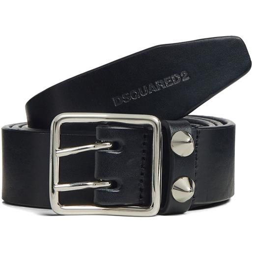 DSQUARED2 cintura con borchie - nero