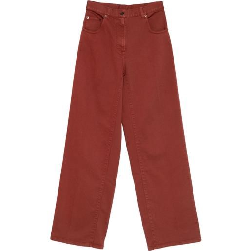 Nº21 jeans con design a cinque tasche - marrone