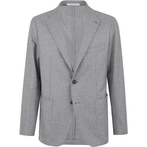 Tagliatore giacca con bottoni - grigio