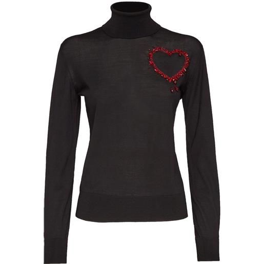 DSQUARED2 maglione a collo alto - nero