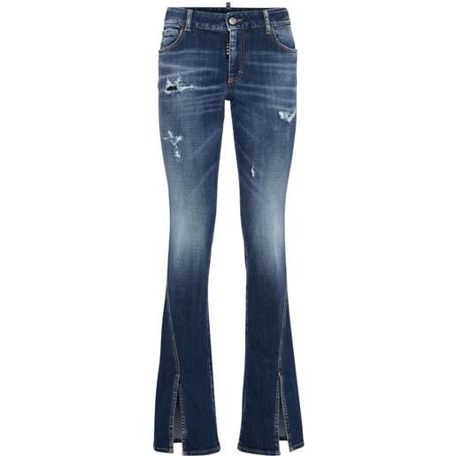 DSQUARED2 jeans svasati a vita media - blu