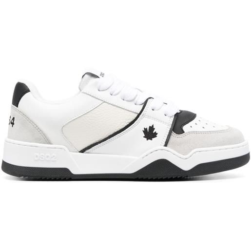 DSQUARED2 sneakers con inserti - bianco