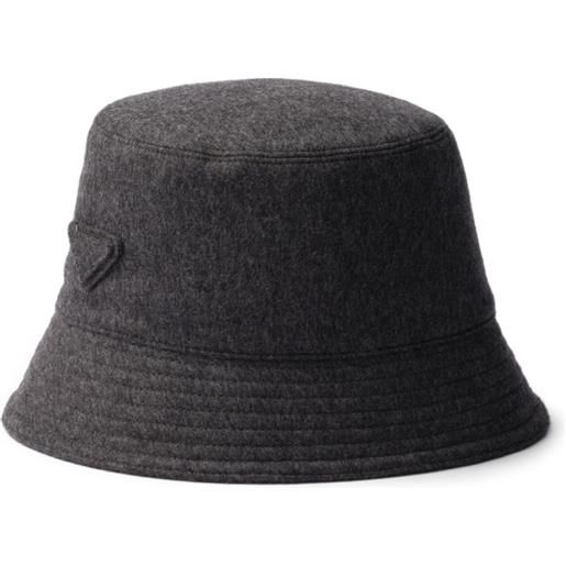 Prada cappello bucket loden - grigio