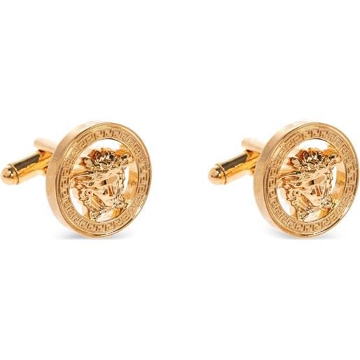Versace gemelli con motivo medusa - oro