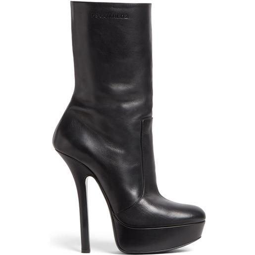 DSQUARED2 stivali con logo 120mm - nero