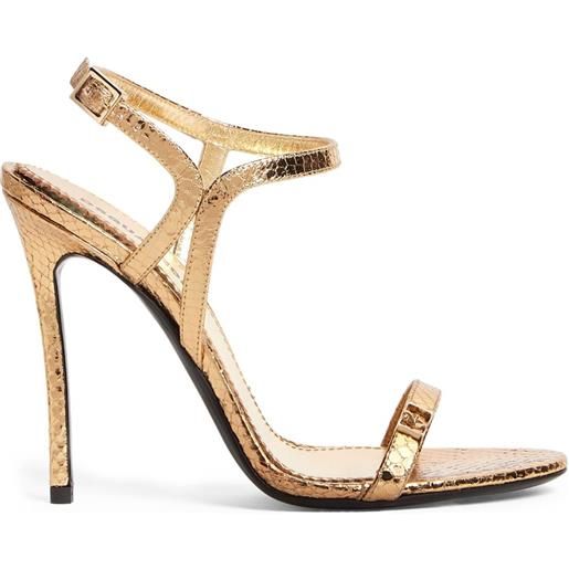 DSQUARED2 sandali con finiture metallizzate - oro