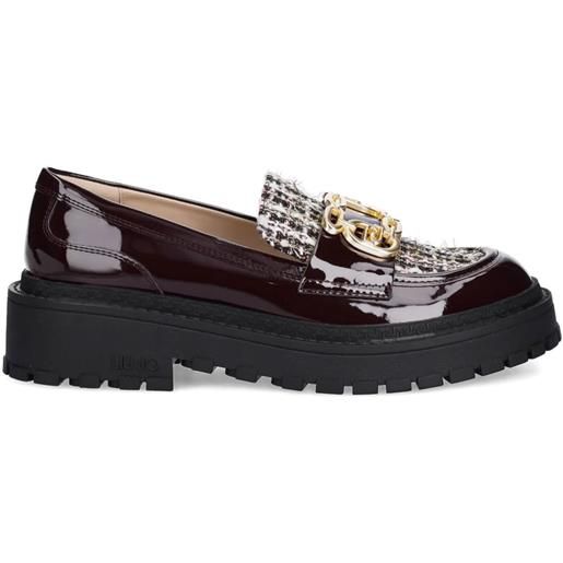 LIU JO mocassini con inserti - rosso