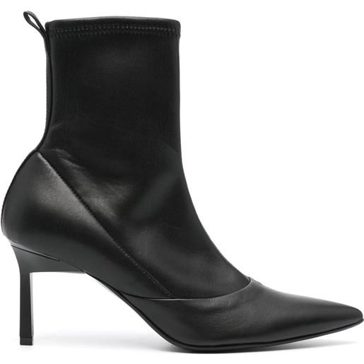 Calvin Klein stivali a calzino 75mm - nero