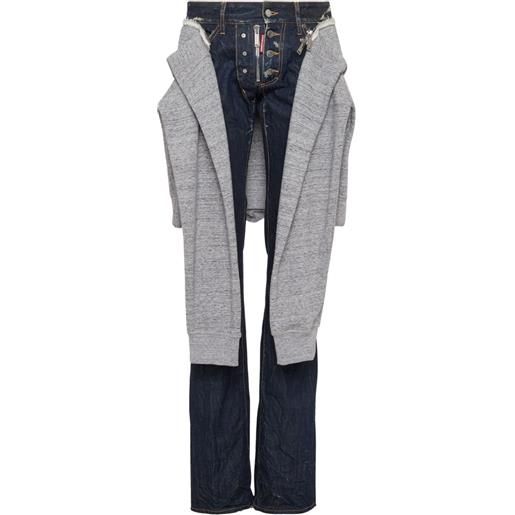 DSQUARED2 jeans a strati - blu