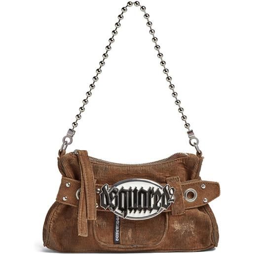 DSQUARED2 clutch gothic a coste - marrone