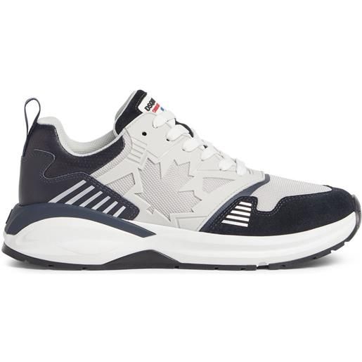 DSQUARED2 sneakers con inserti - blu