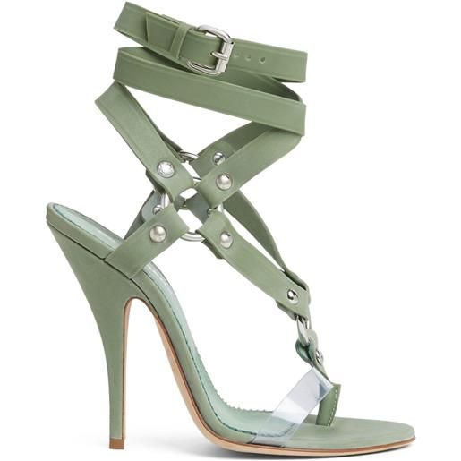DSQUARED2 sandali con cinturini - verde
