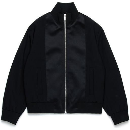 DSQUARED2 KIDS bomber con inserti - nero