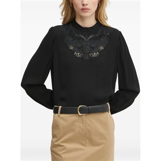 TWINSET blusa a maniche lunghe - nero