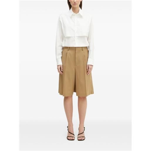 Undercover camicia con inserti - bianco