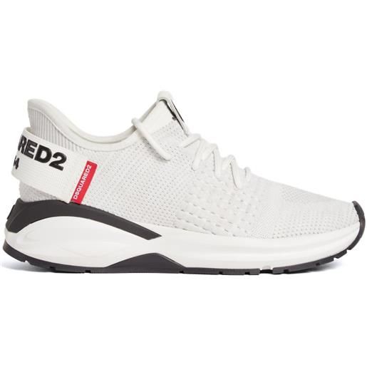 DSQUARED2 sneakers con logo - bianco