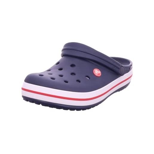 Crocs crocband, zoccoli unisex - adulto, blu navy, 38/39 eu