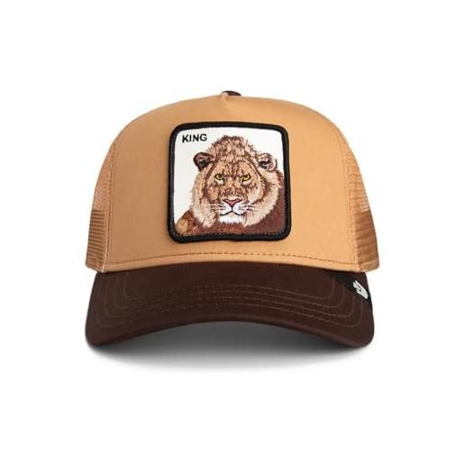 Goorin Bros. trucker cap king heat ground marrone nero, taglia: taglia unica