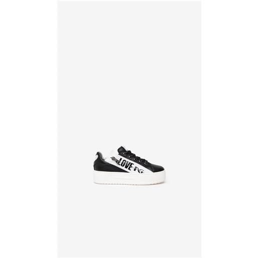 NeroGiardini outlet sneakers teens da ragazza in pelle - nero