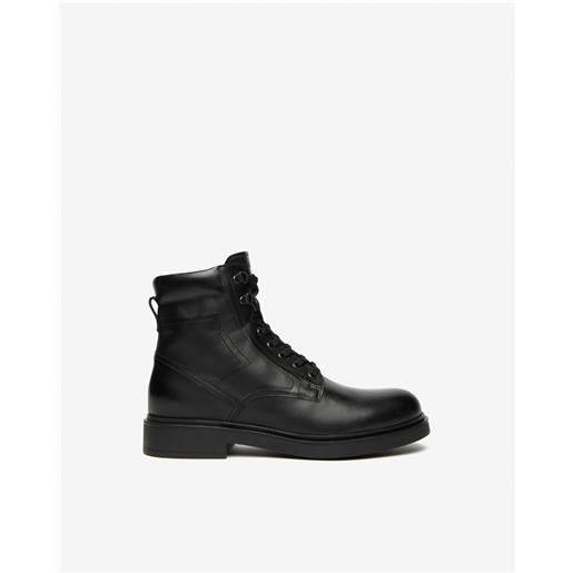 NeroGiardini stivaletti uomo in pelle - nero