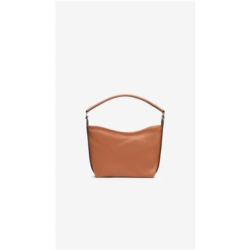NeroGiardini outlet borsa hobo da donna in pelle - marrone
