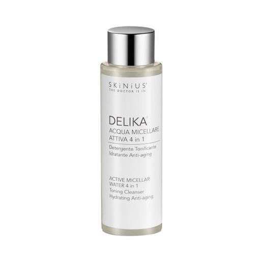 Skinius delika acqua micellare 200ml detergente tonificante viso