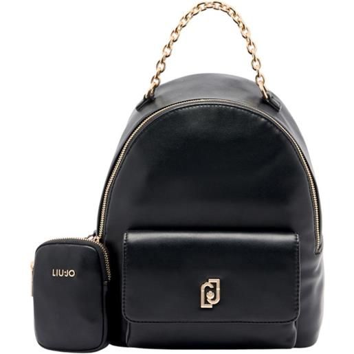 Liu.Jo Pelletteria liu. Jo zaino con manichetto in catena e logo in metallo