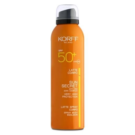 Korff sun latte spray spf50+