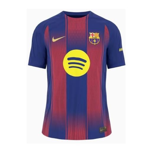 Nike fc barcelona dri-fit stad hm maglia per bambini deep royal blue/midwest gold 8/10 anni