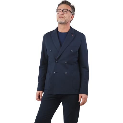 Giacca elegante blu doppio petto