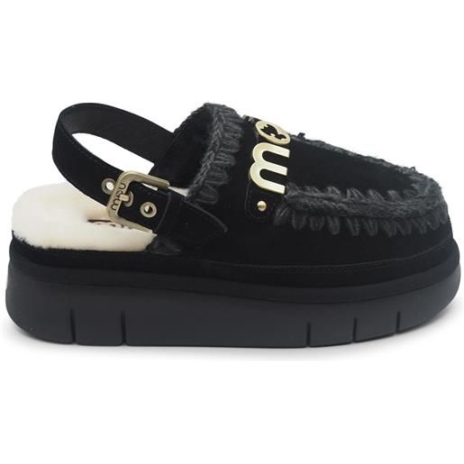 Bounce clog nera back strap