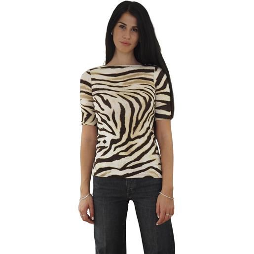 T-shirt donna in fantasia