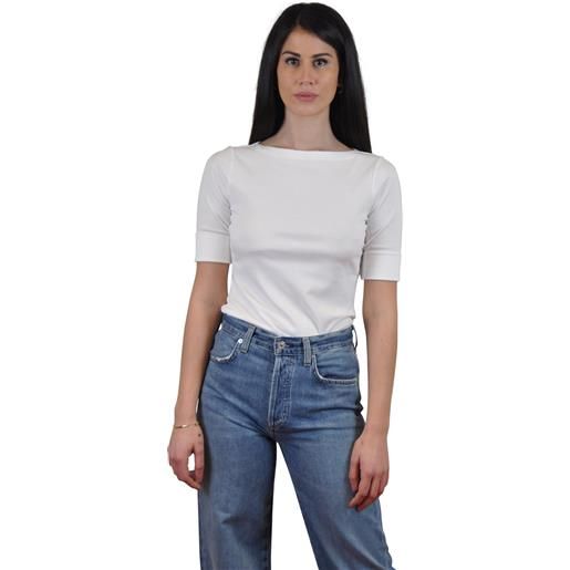 T-shirt mezza manica bianca