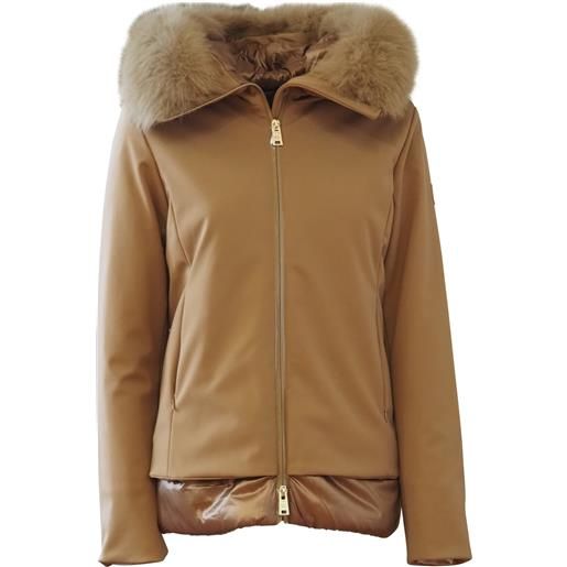 Giacca invernale donna people of shibuya eiji cammello