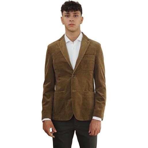 Giacca uomo velluto marrone