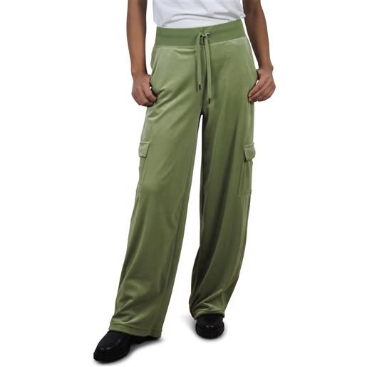 Pantaloni tuta cargo verdi