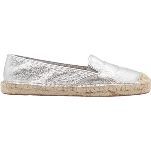 Polo ralph lauren espadrillas donna argento