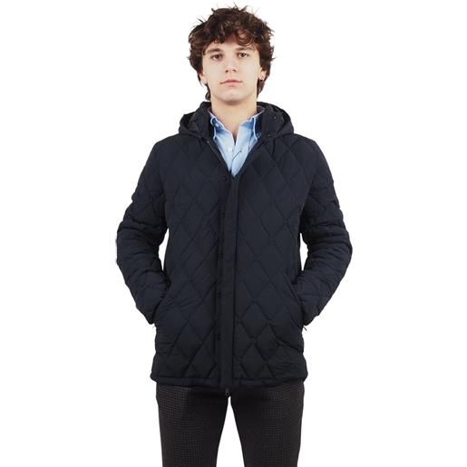 Giacca trapuntata blu uomo